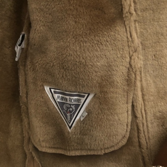 Marvin Richards Suede-like, plush lined jacket - Picture 4 of 5